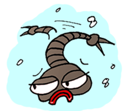 crazy mosquito sticker #10714875