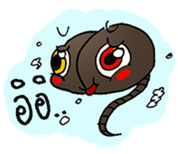 crazy mosquito sticker #10714877