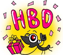 crazy mosquito sticker #10714878