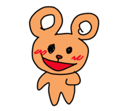 hula Bear sticker #10715480