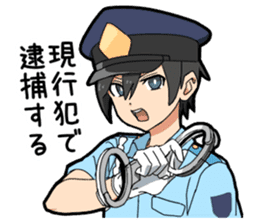 Make-believe play of boy sticker #10715605