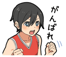 Make-believe play of boy sticker #10715623