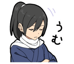 Make-believe play of boy sticker #10715636