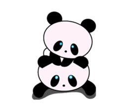 child's giant panda sticker #10715761