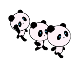 child's giant panda sticker #10715763