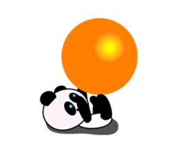 child's giant panda sticker #10715771