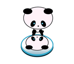 child's giant panda sticker #10715773