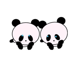 child's giant panda sticker #10715790