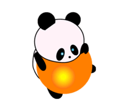 child's giant panda sticker #10715796