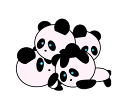 child's giant panda sticker #10715798