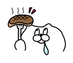 Leisurely life of cat and chick. sticker #10716056