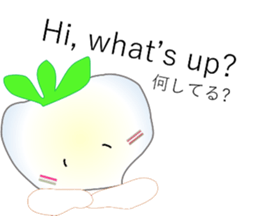 If veges & fruits mutter sticker #10716280