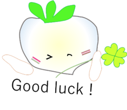 If veges & fruits mutter sticker #10716281