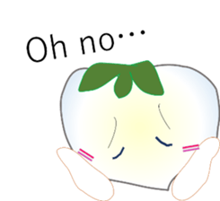 If veges & fruits mutter sticker #10716284