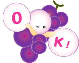 If veges & fruits mutter sticker #10716305