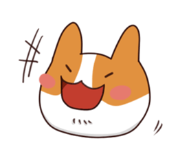 Corgi Maru sticker #10717120