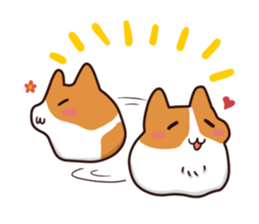 Corgi Maru sticker #10717124
