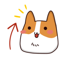 Corgi Maru sticker #10717132
