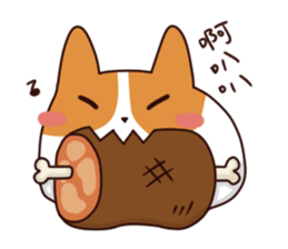 Corgi Maru sticker #10717153