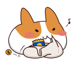 Corgi Maru sticker #10717159