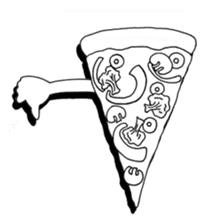 LIFE OF PIZZA sticker #10717222
