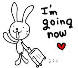 rabbit and... for English sticker #10717444