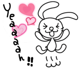 rabbit and... for English sticker #10717446