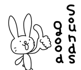 rabbit and... for English sticker #10717449