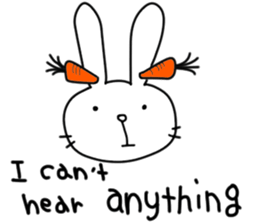 rabbit and... for English sticker #10717450