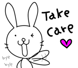 rabbit and... for English sticker #10717453