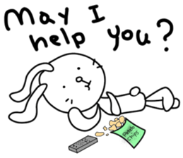 rabbit and... for English sticker #10717454