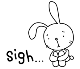 rabbit and... for English sticker #10717464