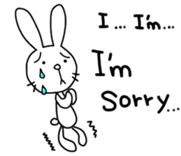 rabbit and... for English sticker #10717469