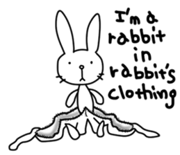 rabbit and... for English sticker #10717475