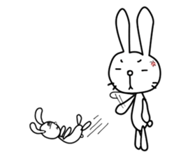 rabbit and... for English sticker #10717477