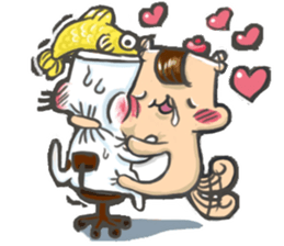 a bi and a pu love love life sticker #10717481