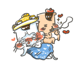 a bi and a pu love love life sticker #10717508