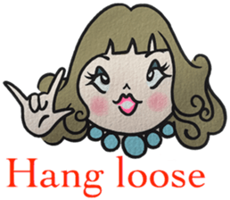 Tokyo Jenne   Hang in there ,girls sticker #10717697