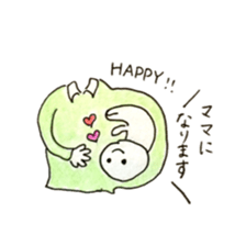 super happy maternity sticker sticker #10717887