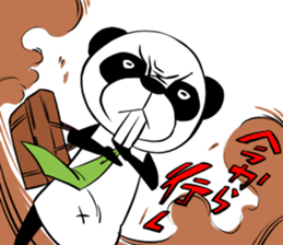 Protruding teeth panda Sticker sticker #10718111