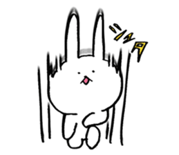 Uplifting Rabbit sticker #10718201