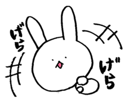 Uplifting Rabbit sticker #10718202