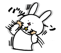 Uplifting Rabbit sticker #10718203