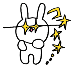 Uplifting Rabbit sticker #10718209