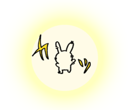 Uplifting Rabbit sticker #10718235