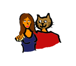 cat-in-me sticker #10718271