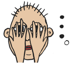 Crazy old man sticker #10718695