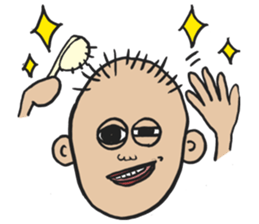 Crazy old man sticker #10718698