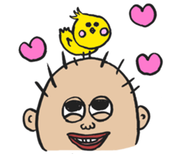 Crazy old man sticker #10718709