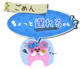 Lovie Bear's everyday stickers sticker #10719171